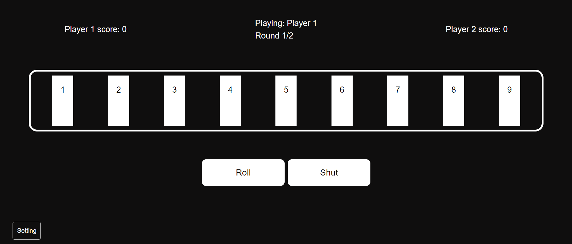 Shut the Box Screenshot 2